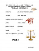 TRABAJO ACADÉMICO DE LOGICA JURÍDICA