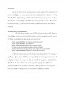 Ensayo Desastre zona norte Chile 2015.