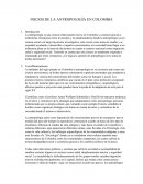 INICIOS DE LA ANTROPOLOGIA EN COLOMBIA.