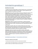 Actividad de aprendizaje 2 Identificación del cliente