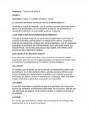 Unidad: 2 Actividad 5: Watson y el debate naturaleza - crianza