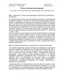 Teoría y técnicas de psicoterapia.