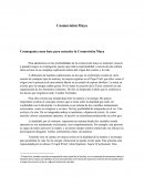 Cosmovisión Maya Cosmogonía como base para entender la Cosmovisión Maya