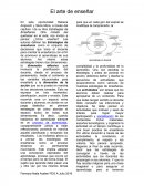 El arte de enseñar.