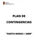 Plan de contingencias.