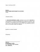 BANCOLOMBIA DEPARTAMENTO DE CARTERA.