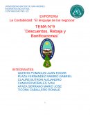 Descuentos, rebaja y bonificaciones