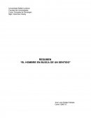 RESUMEN DE EL HOMBRE EN BUSCA DE UN SENTIDO.