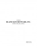 CASO 04 BLAINE KITCHENWARE, INC. ESTRUCTURA DE CAPITAL