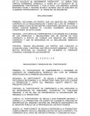 CONTRATO DE PARTICIPACIÓN.