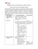 Trabajo final del curso de Perforación y Voladura