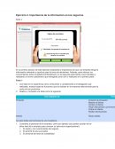 Ejercicio 2. Importancia de la información en los negocios.