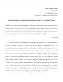ANÁLISIS SOBRE LAS RELACIONES INTERNACIONALES Y SU IMPORTANCIA