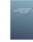 Ensayo sobre la educacion de hoy.