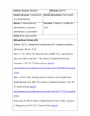 Introducción a la administración y al proceso administrativo: La planeación.