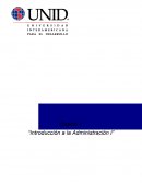 Sesión 1 “Introducción a la Administración I”
