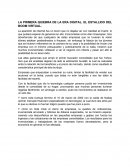 LA PRIMERA QUIEBRA DE LA ERA DIGITAL. EL ESTALLIDO DEL BOOM VIRTUAL.