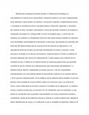 Planificación estratégica del talento humano.