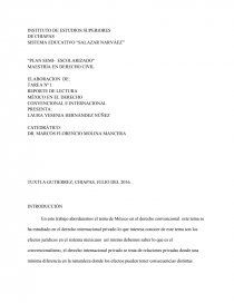 MÉXICO EN EL DERECHO CONVENCIONAL E INTERNACIONAL. Página 1