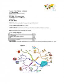 PROJECT: PEACE EDUCATION. Página 1