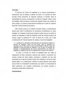 Recurso del control de la legalidad