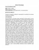 Informe psicologico.