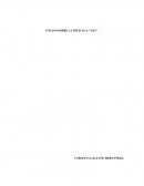 Ensayo Película XXY.