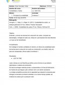 Principios de la contablidad.