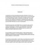 PRINCIPALES TEORIAS CONTEMPORANEAS EN EDUCACION