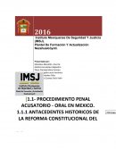 Sistema penal acusatorio.