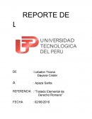 REFERENCIA : “Tratado Elemental de Derecho Romano”