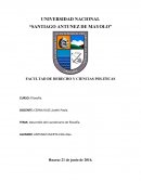 Desarrollo del cuestionario de filosofía.