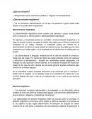 Sociales ¿Qué es exclusión?