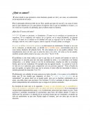 Practicas ¿Qué es amor?