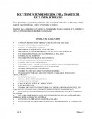 DOCUMENTACIÓN REQUERIDA PARA TRAMITE DE RECLAMOS POR RAMO