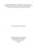 PREPARACIÓN PROFESIONAL Y EXPERIENCIA DE LOS OFICIALES EN EL GRADO DE MAYOR QUE DESEMPEÑAN LABORES DE ADMINISTRACIÓN EN LAS UNIDADES TÁCTICAS DEL EJÉRCITO NACIONAL DE COLOMBIA