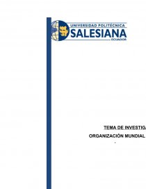 Organizacion Mundial de Aduanas.. Página 1
