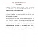 En la carrera de Enseñanza de las Ciencias Naturales, en el grado de Bachillerato nos encontramos con el curso de práctica profesional docente, dicho curso se desarrolla para finalizar con el grado de Bachillerato