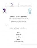 PERFIL DE UN PSICÒLOGO FAMILIAR