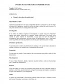 CONSULTA Etapas de la producción audiovisual.