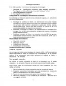 Esta estrategia se refiere a la selección de las unidades de negocio y a la definición de las relaciones entre ellas.