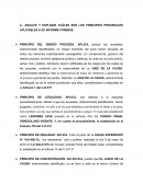 ANALICE Y EXPLIQUE CUÀLES SON LOS PRINCIPIOS PROCESALES APLICABLES A SU INFORME FORENSE