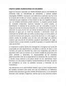 ENSAYO SOBRE INUNDACIONES EN COLOMBIA