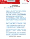 EVALUACION MODULO I DIPLOMADO EN POLITICAS PUBLICAS