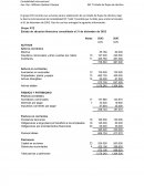 Estado de flujos de efectivo Informacion