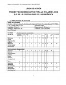 PROYECTO SOCIOEDUCATIVO PARA LA INCLUSIÓN, CON EJE EN LA CENTRALIDAD DE LA ENSEÑANZA