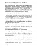 PLANIFICACIÓN DE LA PRODUCCIÓN.