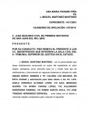 DEMANDA CONTESTA AGRAVIOS