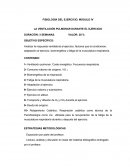 Analizar la respuesta ventilatoria al ejercicio, factores que la condicionan, adaptación al ejercicio, bioenergética y fatiga de la musculatura respiratoria.