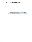 Amenazas ambientales: Caso Perú
